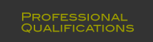 Professional Qualifications